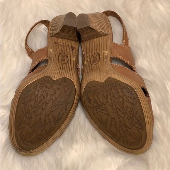 Sofft Tan Leather Dress Shoes Size 8 - Picture 4 of 8